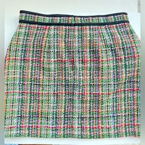 Ann Taylor Multicolored Tweed Pencil Skirt Sz 14 NEW WITH TAGS